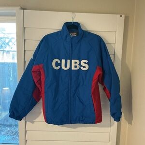 Majestic Chicago Cubs On-field Thermal Full-Zip Jacket Size Youth L
